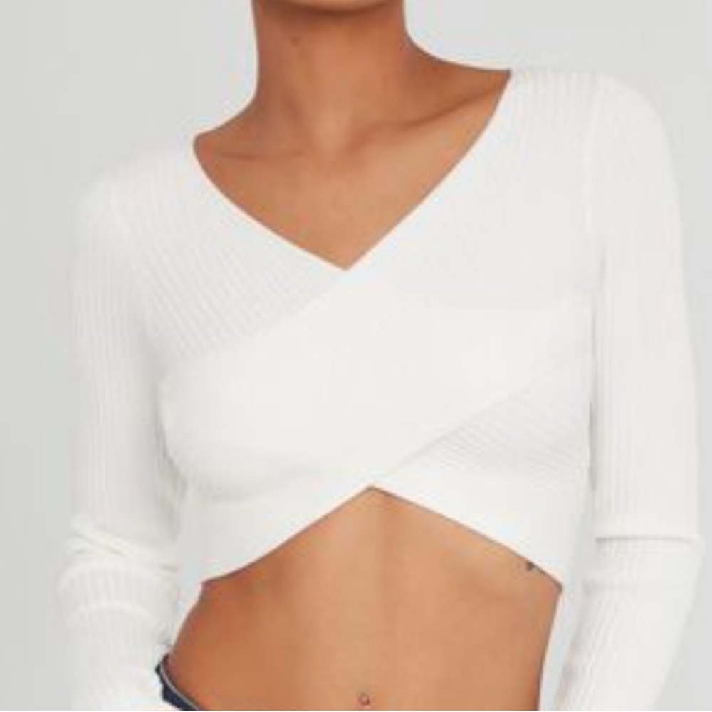 GARAGE Wrapped Sweater Top